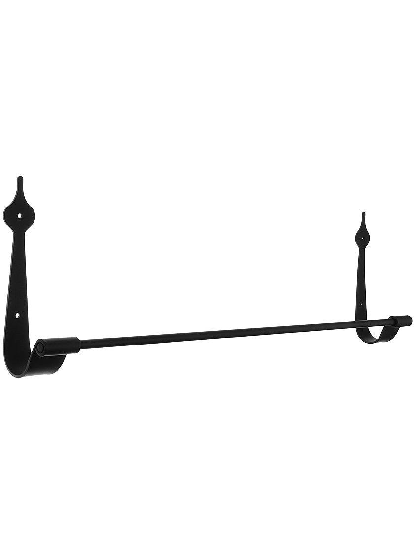 Towel Holders |   Forged Iron 25 1/2″ Towel Bar Bath Accents Towel Holders