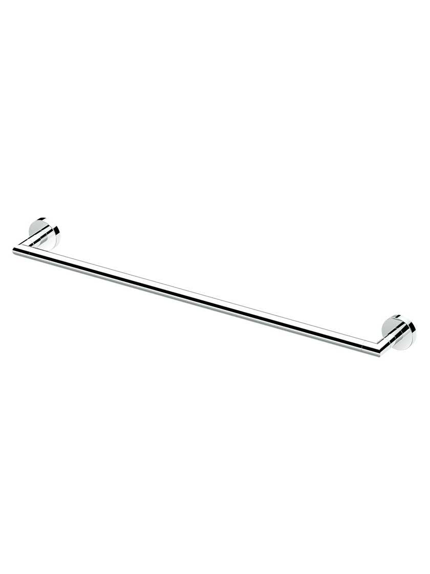 Towel Holders |   Glam Towel Bar Bath Accents Polished Chrome/Satin Nickel