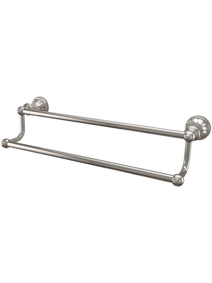 Towel Holders |   Hudson Double Towel Bar Bath Accents Polished Chrome/Polished Nickel/Satin Nickel/Tuscan Bronze