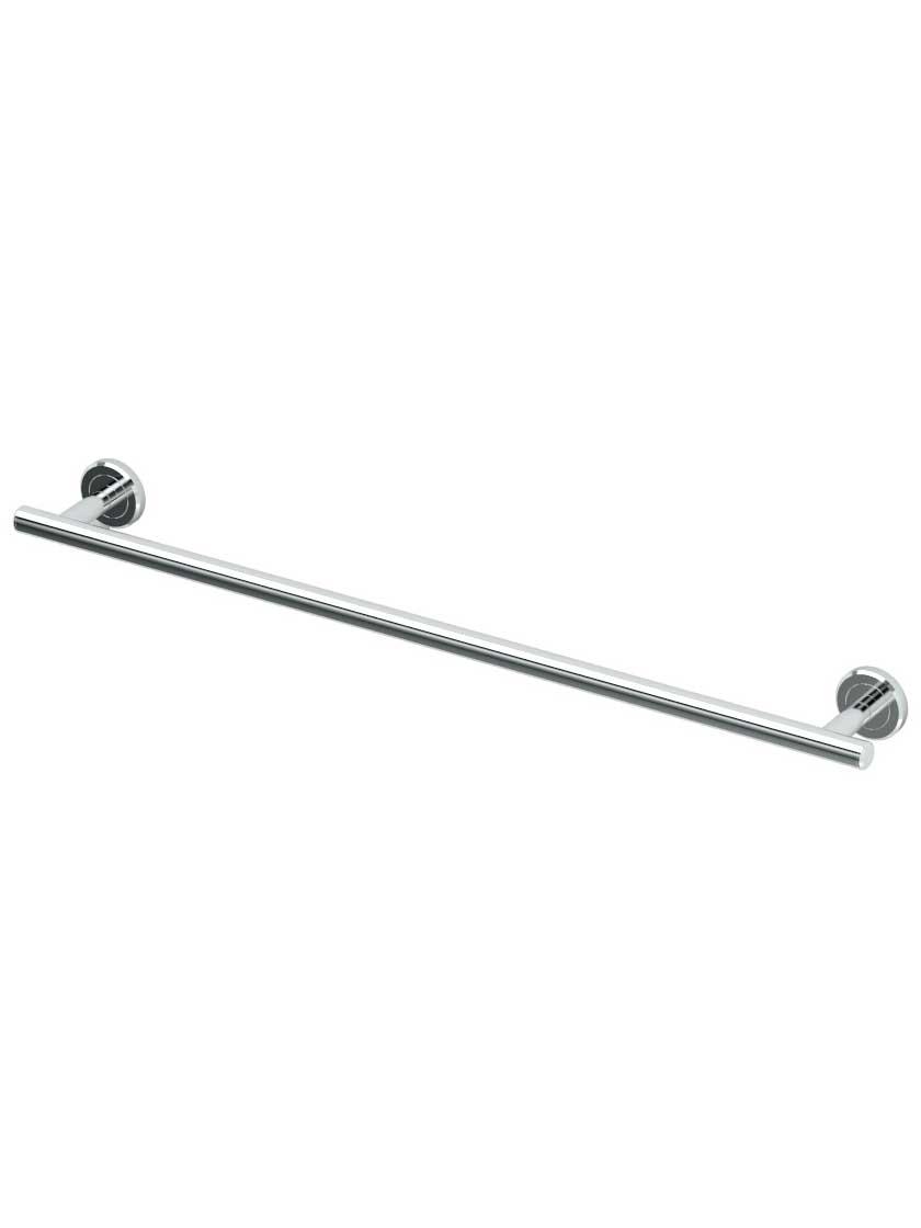 Towel Holders |   Latitude Towel Bar Bath Accents Polished Chrome/Satin Nickel