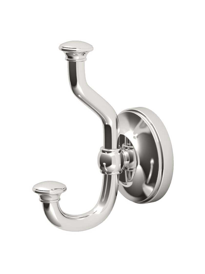 Towel Holders |   Tavern Bath Hook Bath Accents Polished Nickel/Satin Nickel