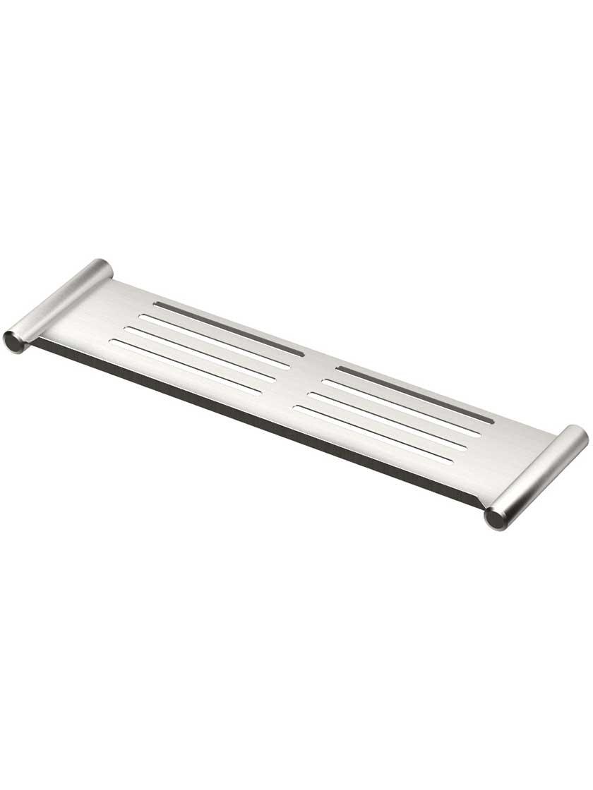 Tub & Shower Accents |   19″ Horizontal Shower Shelf Bath Accents Polished Chrome/Satin Chrome