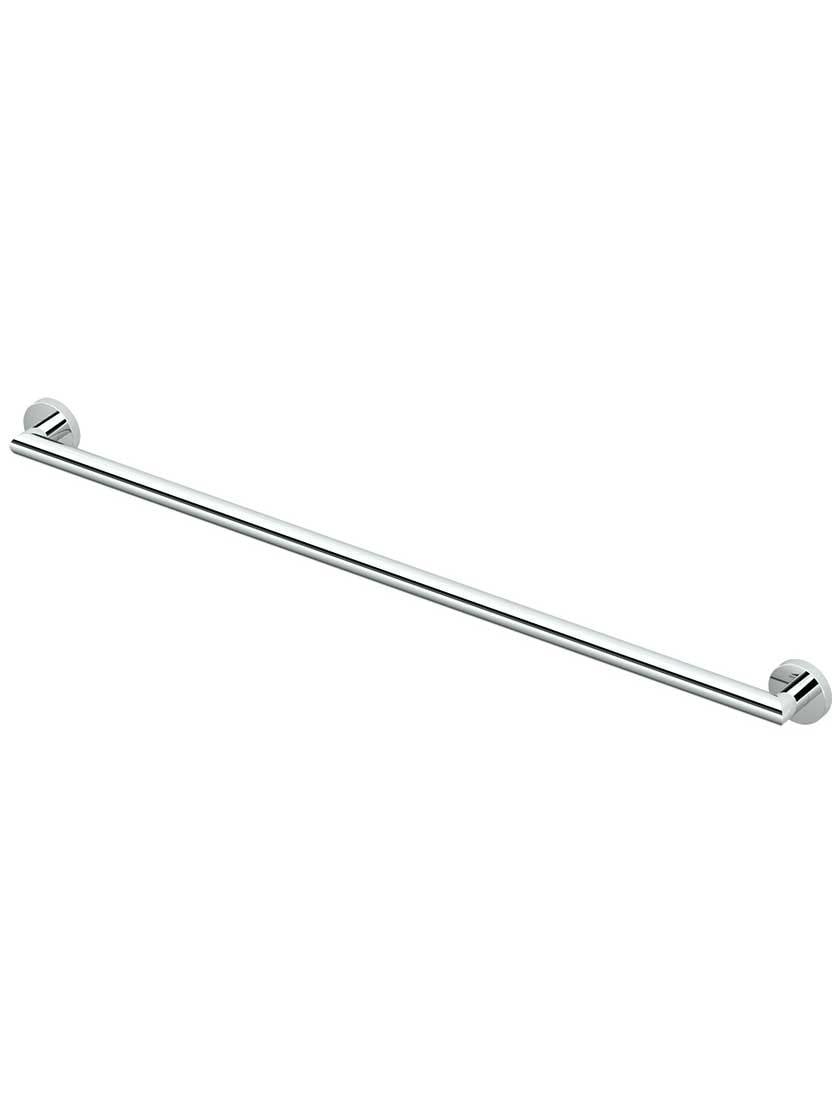 Tub & Shower Accents |   Glam Bathroom Grab Bar Bath Accents Polished Chrome/Satin Nickel