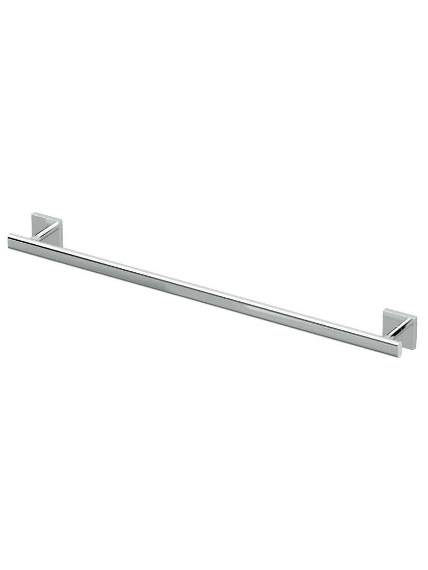 Towel Holders |   Elevate Towel Bar Bath Accents Polished Chrome/Satin Nickel