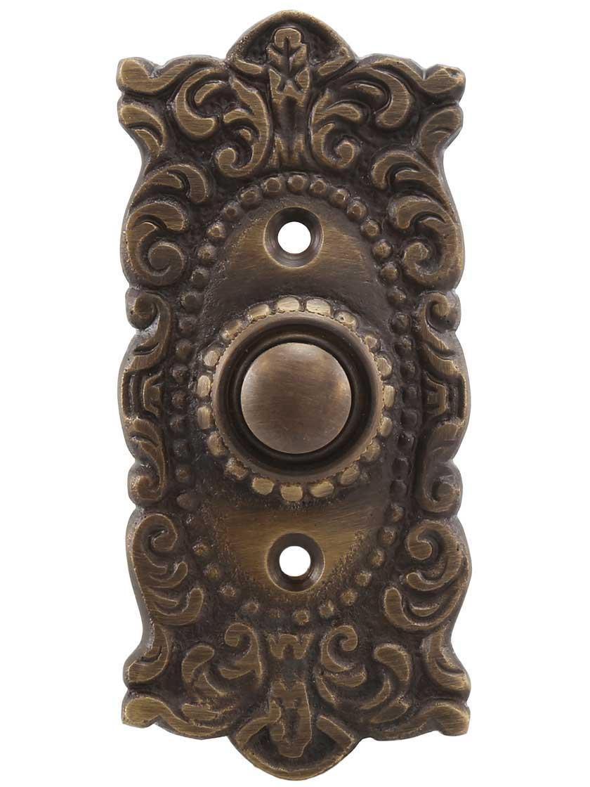 Doorbells & Knockers |   Victorian Decorative Doorbell Button Doorbells & Knockers Antique Brass/Oil-Rubbed Bronze/Polished Brass