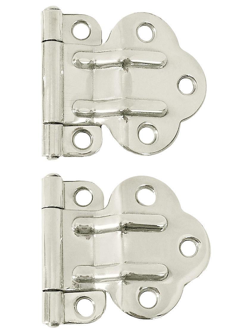 Hoosier Hardware |   Solid-Brass McDougal Offset Cabinet Hinges – 1 3/4″ x 2″ Hoosier & Ice Box Hoosier Hardware